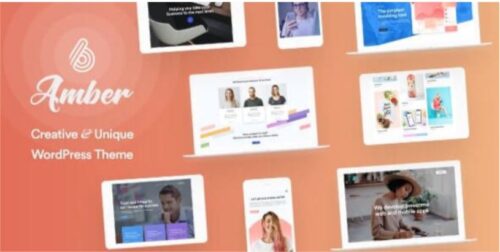 Amber Six 1 15 Creative And Multipurpose Wordpress Theme