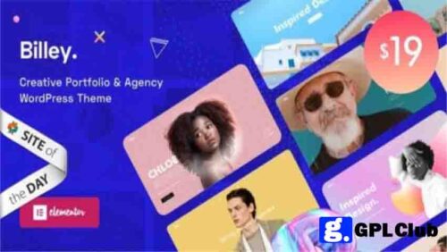 Billey 1 6 5 Creative Portfolio Agency Wordpress Theme