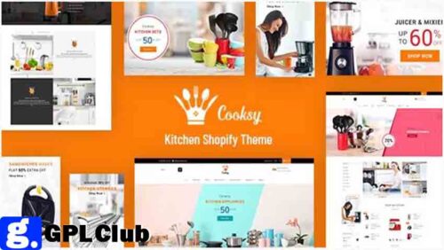 Cooksy Kitchen Store Appliances Shopify Theme