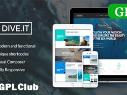 Diveit 1 3 3 Scuba Diving School Sea Adventure Travel Wordpress Theme