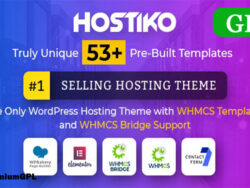 Hostiko Wordpress Whmcs Hosting Theme