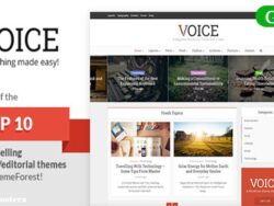 Voice News Magazine Wordpress Theme