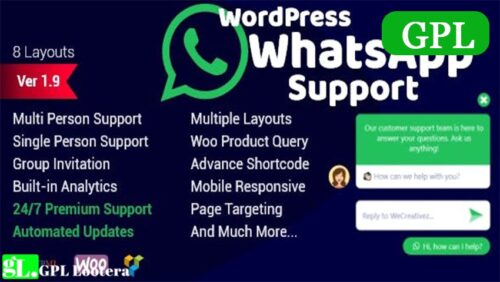 Wordpress Whatsapp Support Premium 2 0 1