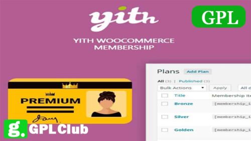 Yith Woocommerce Membership Wordpress Plugin