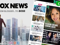 Zox News Professional Wordpress News Magazine Theme